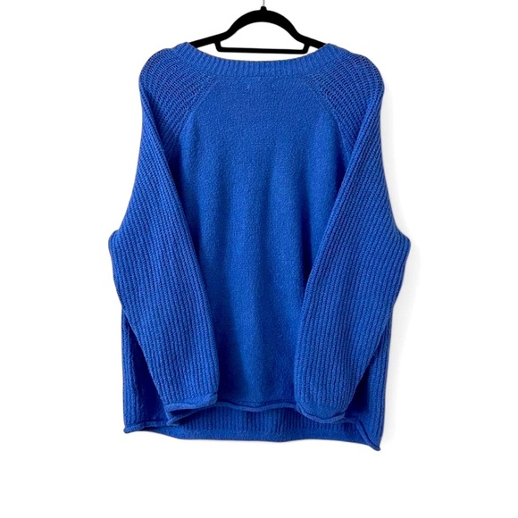 Sonoma Blue V-Neck Sweater Relaxed Fit - Picture 2 of 3